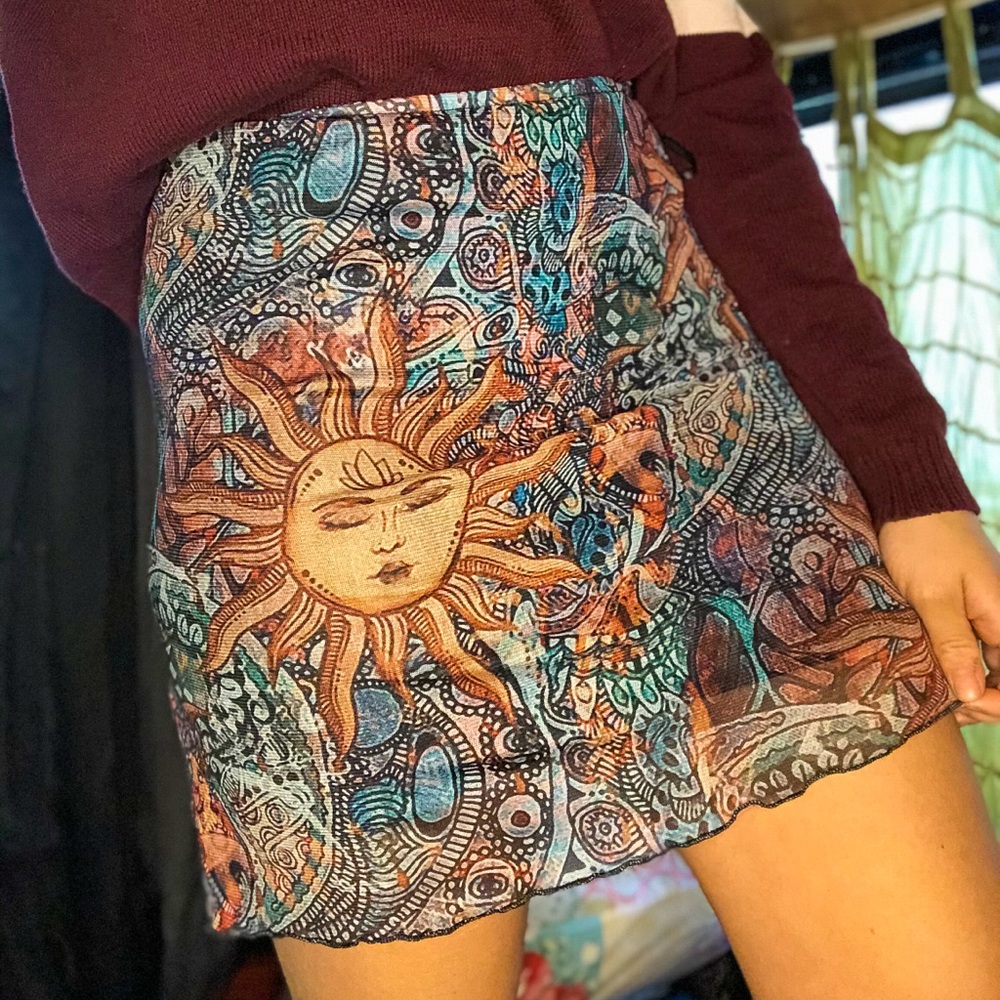 Sun & Stars, Psychedelic Mesh Skirt